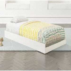 033 White : Giường Kéo Phụ Tầng 3 - Sát Đất
